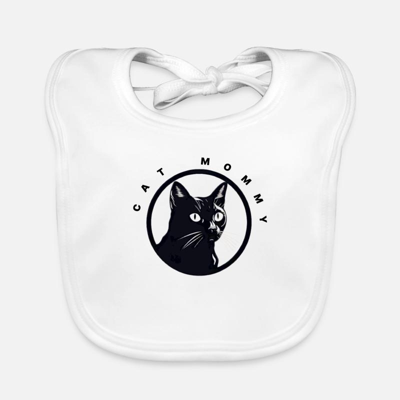 Maman chat Bavoir bio Bébé