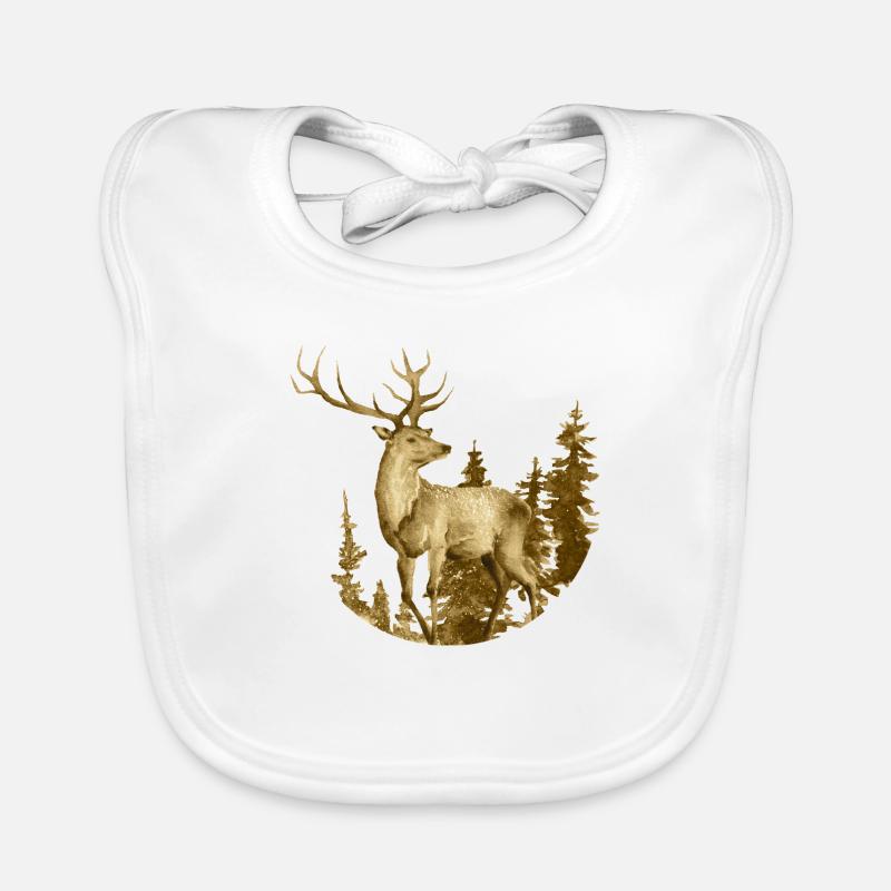 Deer Organic Baby Bibs