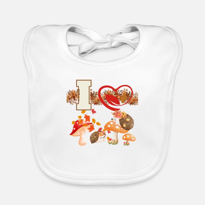 J’adore l’automne Bavoir bio Bébé