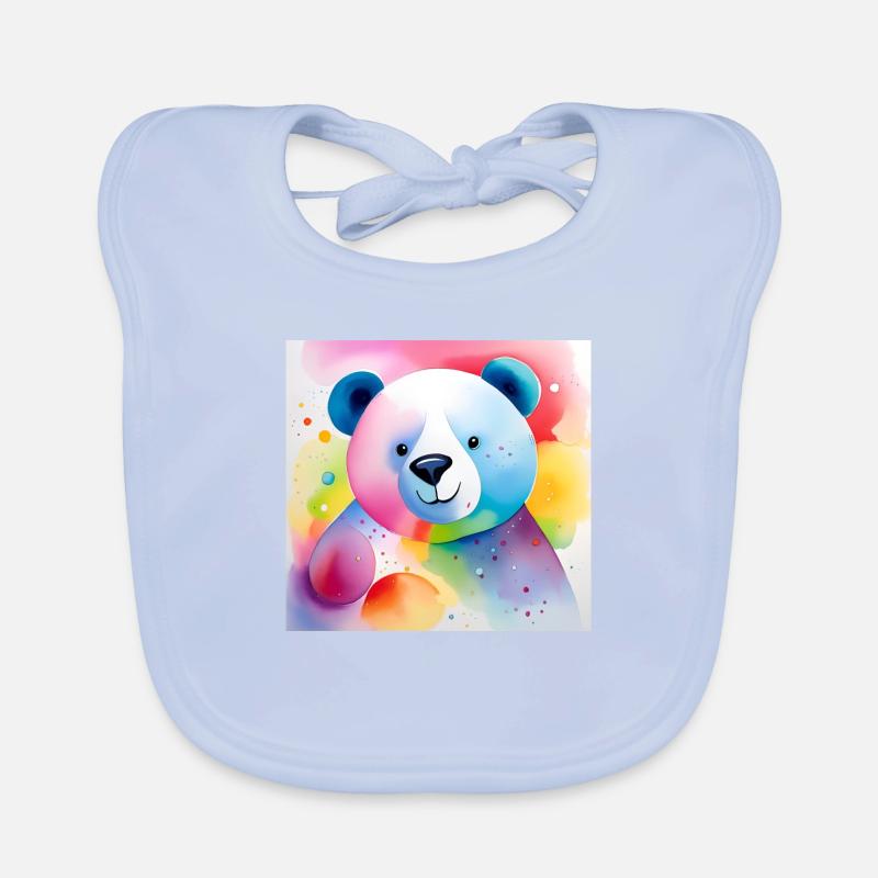 Buntes Bärchen Baby Bio-Lätzchen