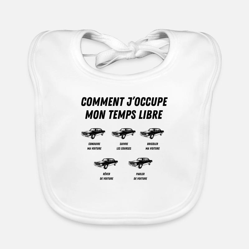 comment j'occupe mon temps libre Bavoir bio Bébé