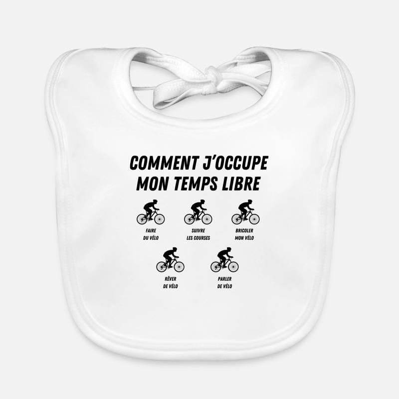 comment j'occupe mon temps libre Bavoir bio Bébé