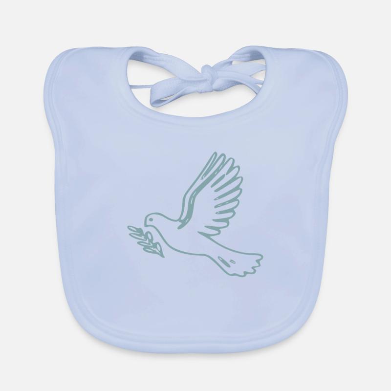 Friedenstaube Baby Bio-Lätzchen