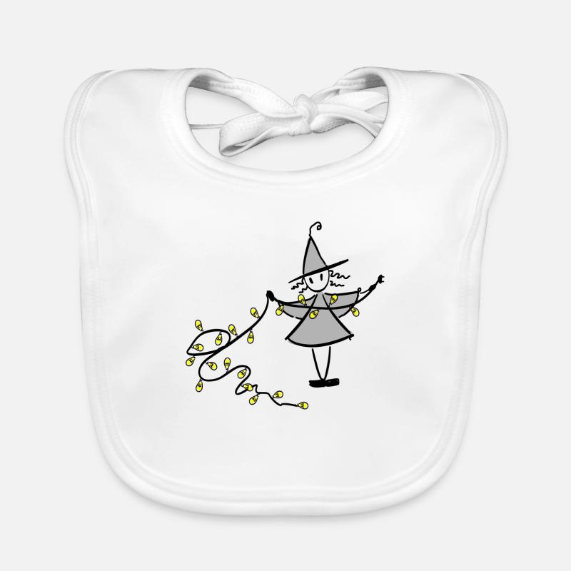 Sorcière de Noël Bavoir bio Bébé