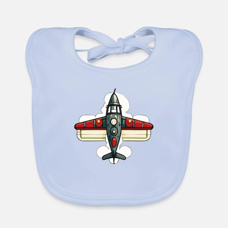 Flugzeug Baby Bio-Lätzchen
