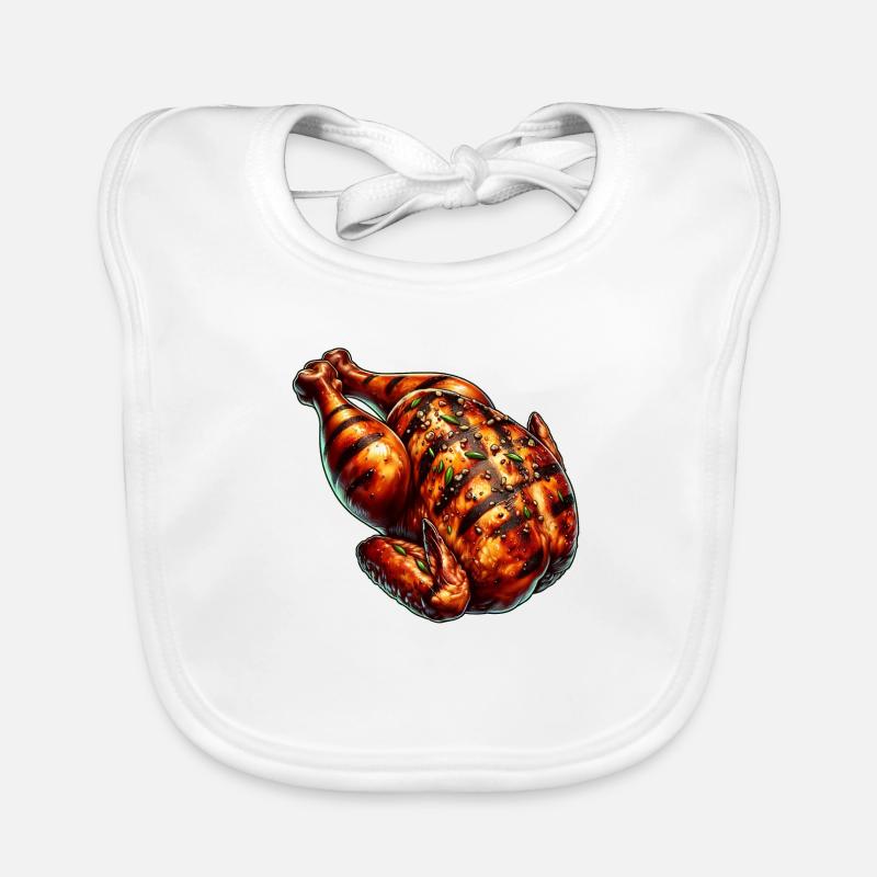 Chicken Organic Baby Bibs