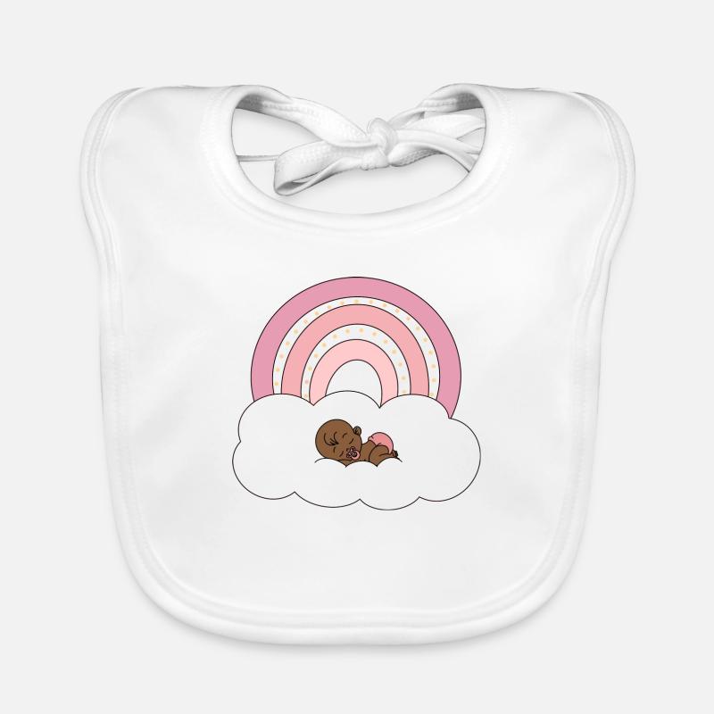 Bébé arc-en-ciel Bavoir bio Bébé