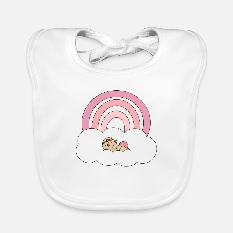 Bébé arc-en-ciel Bavoir bio Bébé