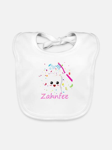 Tooth Fairy,Tooth Fairy Costume,Carnival,Confetti - Organic Baby Bibs - white - Front