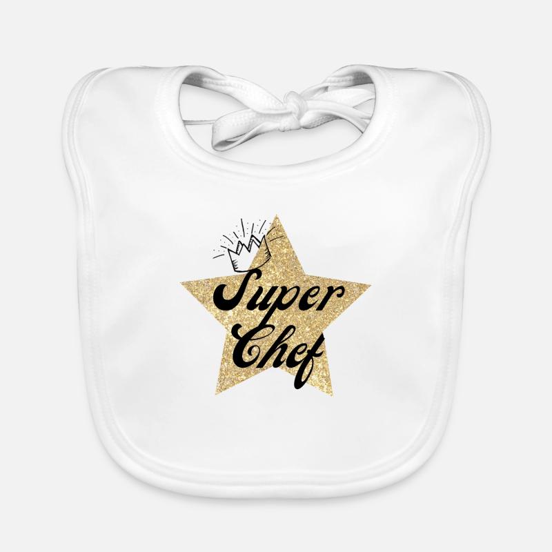 Super Star Chef - Chef Gift Organic Baby Bibs