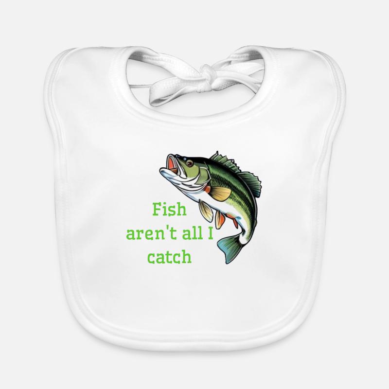 Le poisson n’est pas tout ce que j’attrape Bavoir bio Bébé