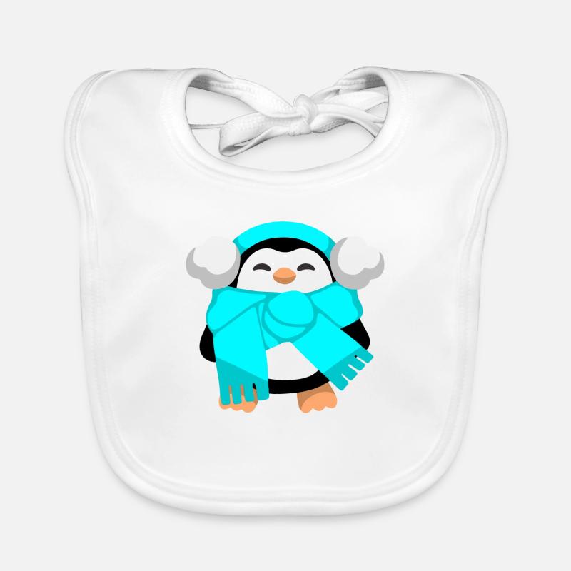 Pingouin Bavoir bio Bébé
