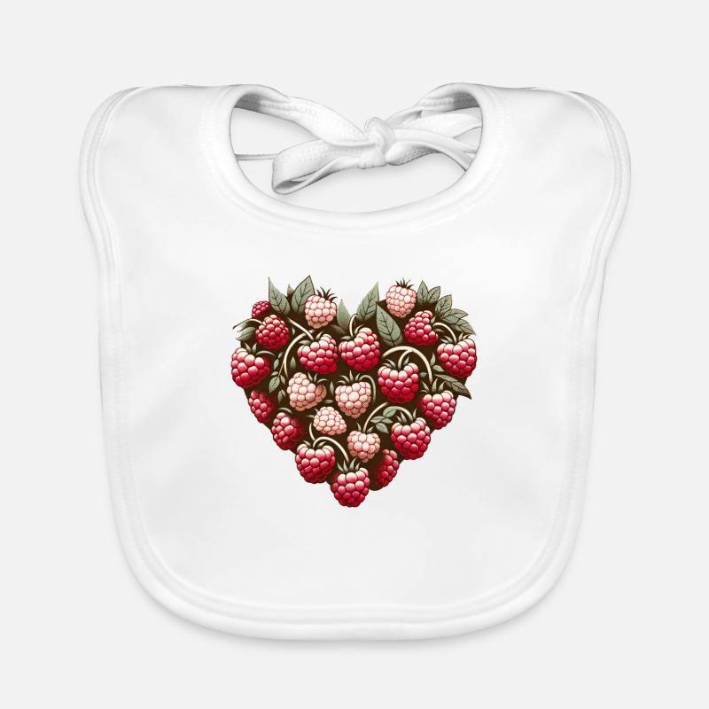 Raspberries Organic Baby Bibs