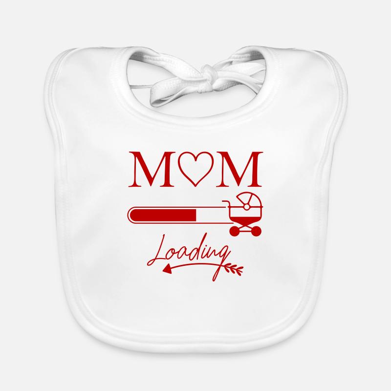 mom loading Baby Bio-Lätzchen