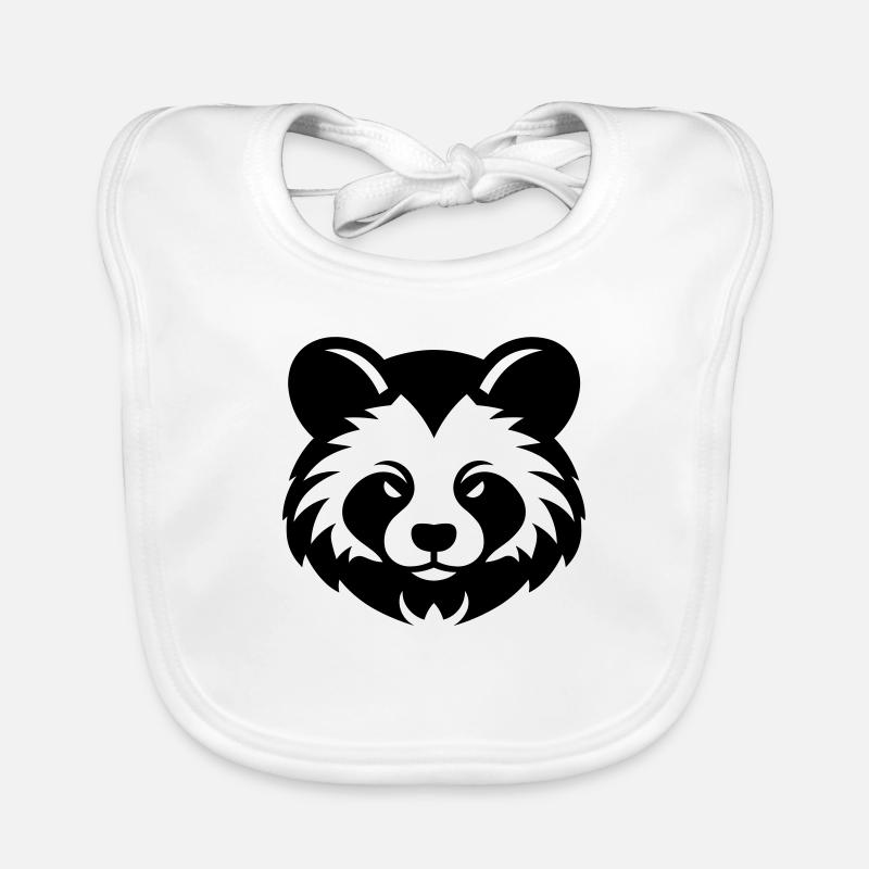 panda roux Bavoir bio Bébé