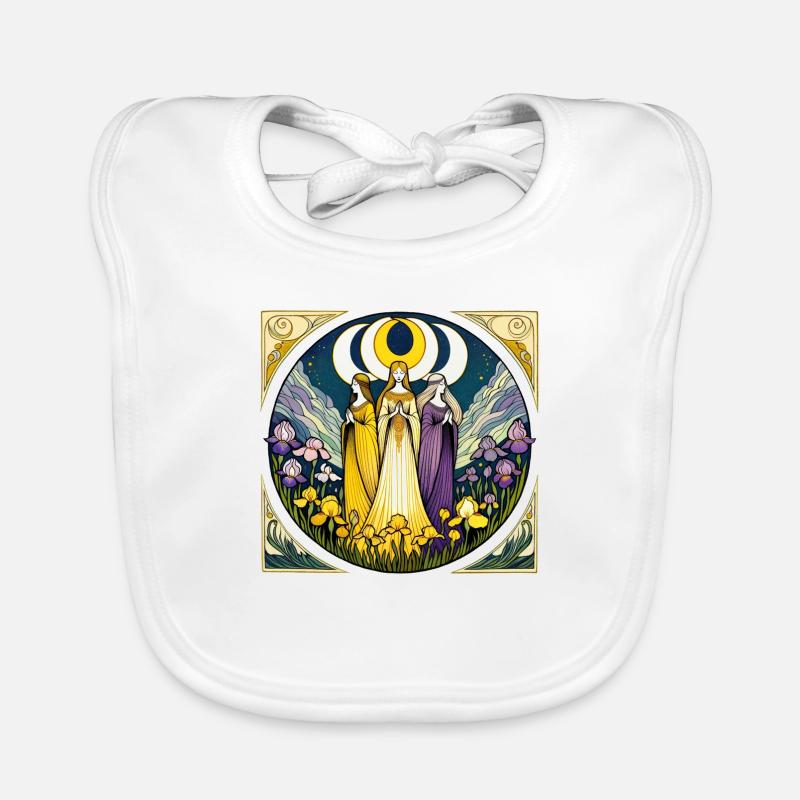 Triple Déesse Bavoir bio Bébé