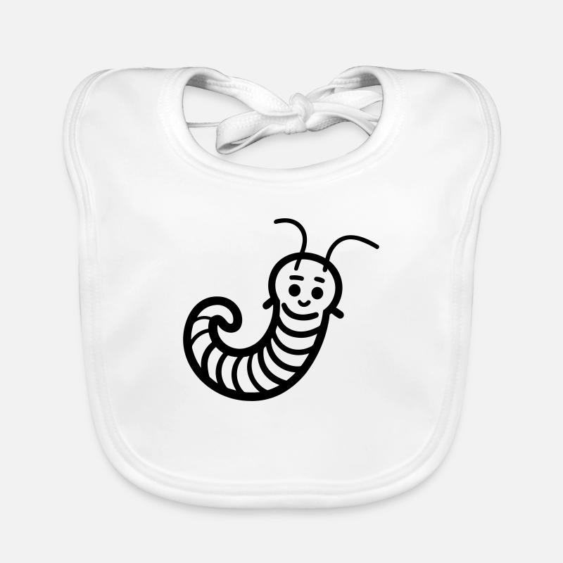 Raupe Baby Bio-Lätzchen