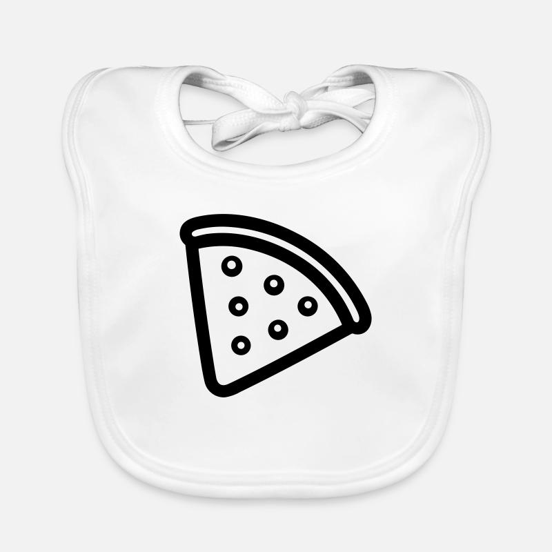 Pizzastück Baby Bio-Lätzchen