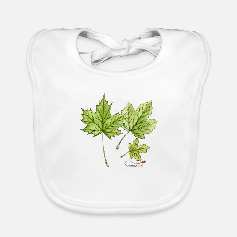 Feuilles d’érable Bavoir bio Bébé