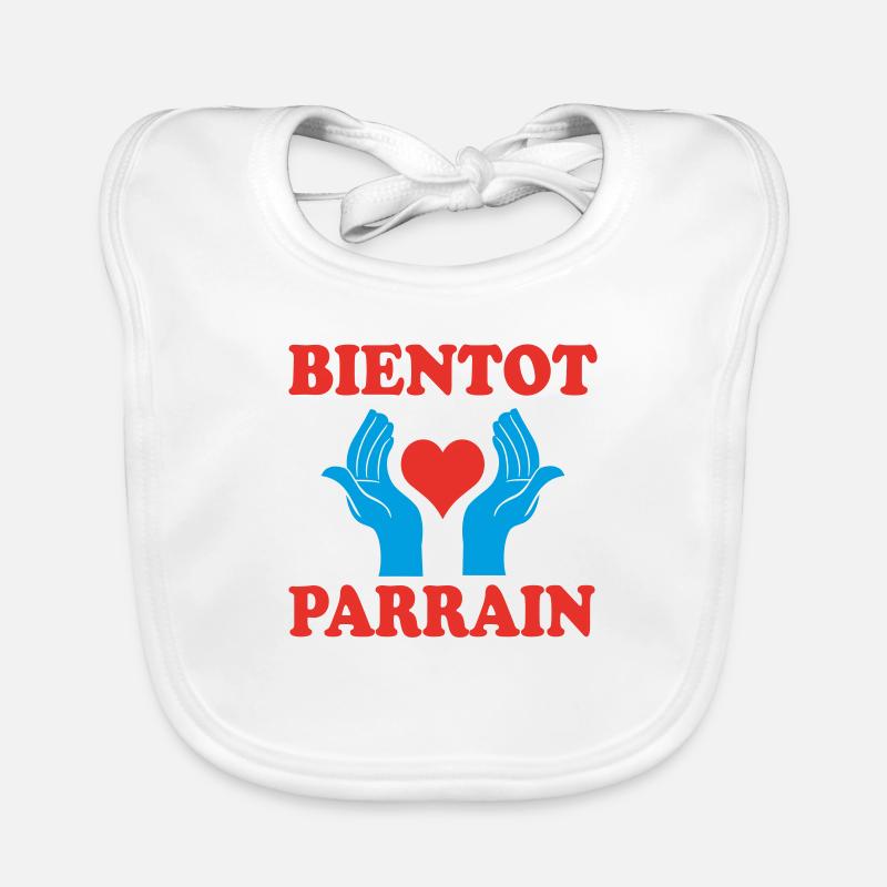BIENTOT PARRAIN Bavoir bio Bébé