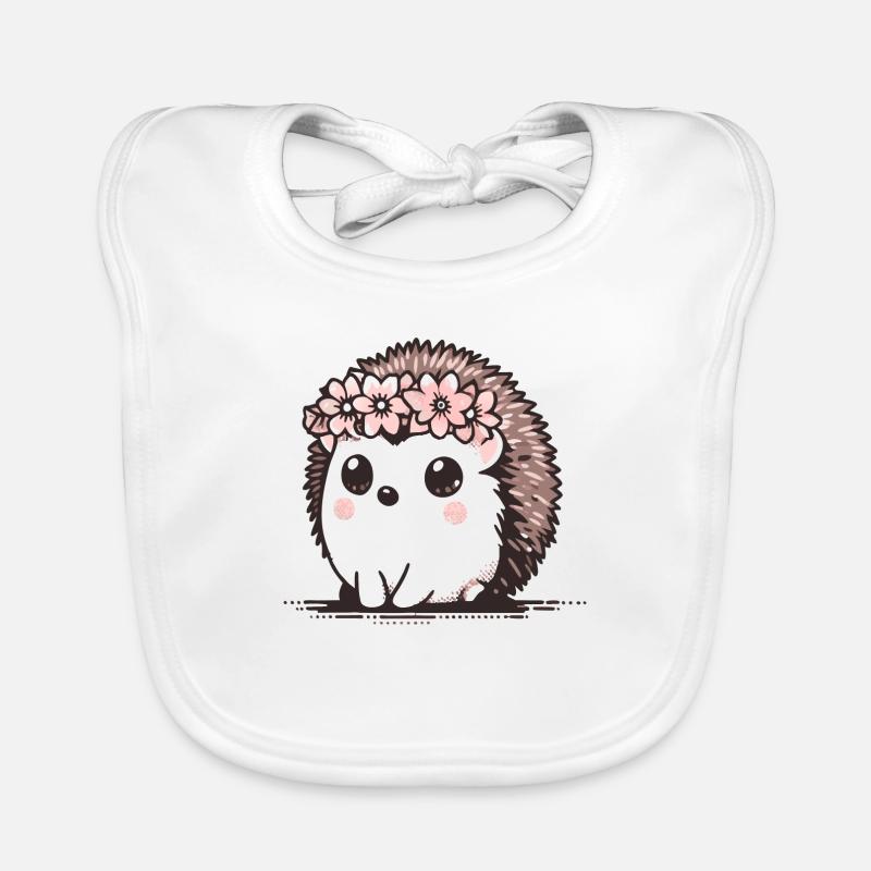 hérisson doux Bavoir bio Bébé
