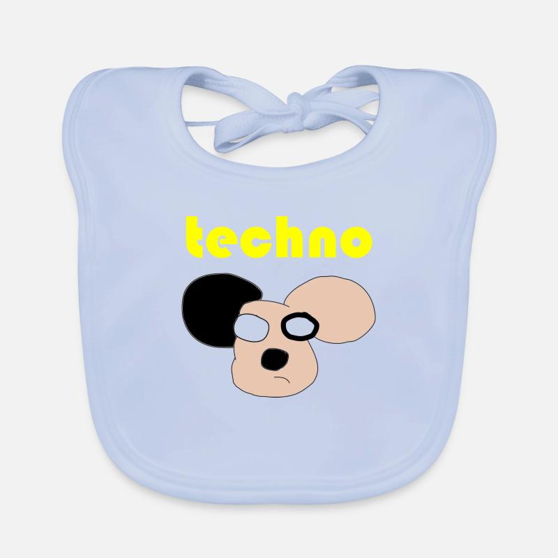 techno bär Baby Bio-Lätzchen