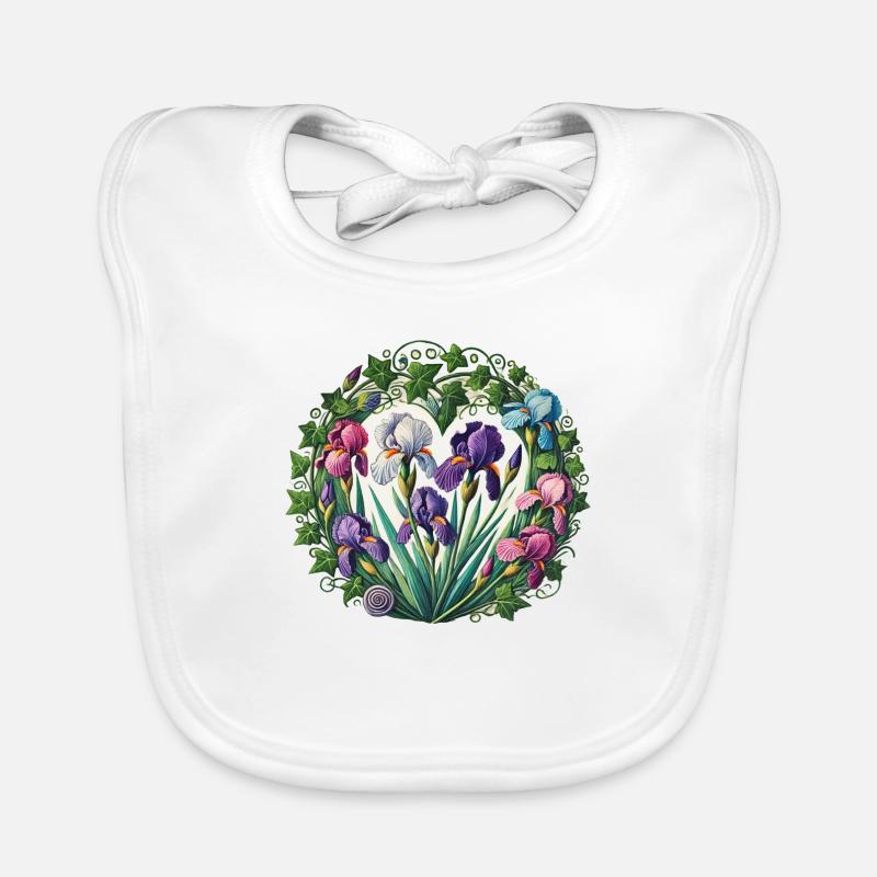 Irises Organic Baby Bibs