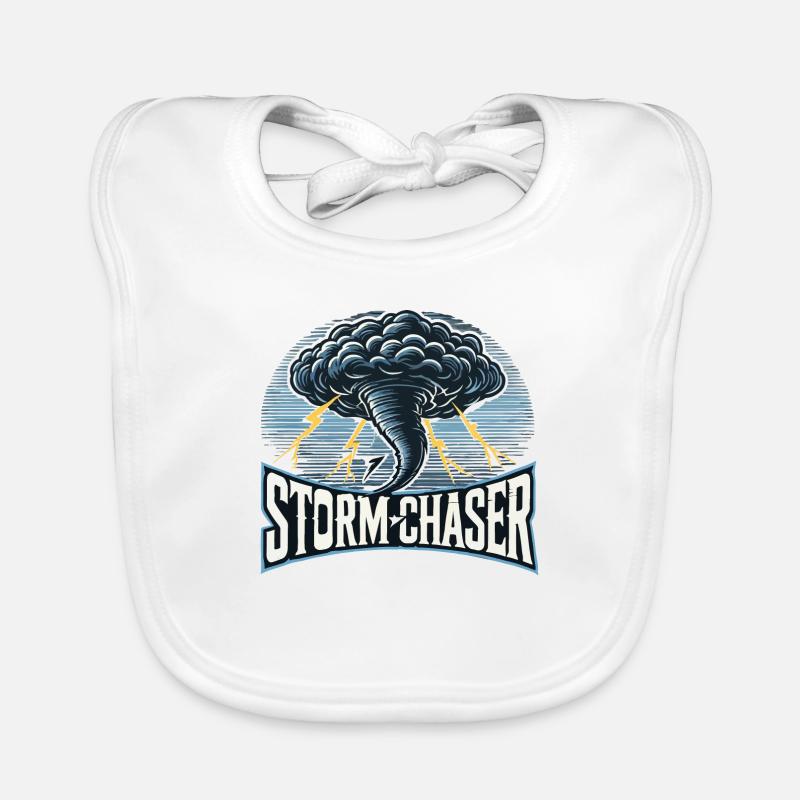 strom chaser Organic Baby Bibs