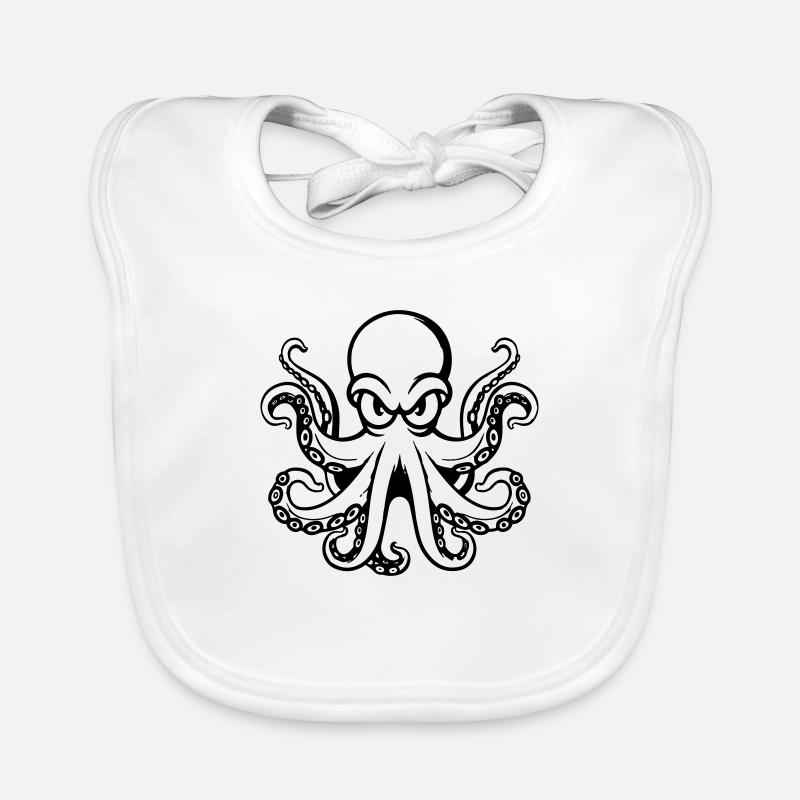 krake octopus Baby Bio-Lätzchen