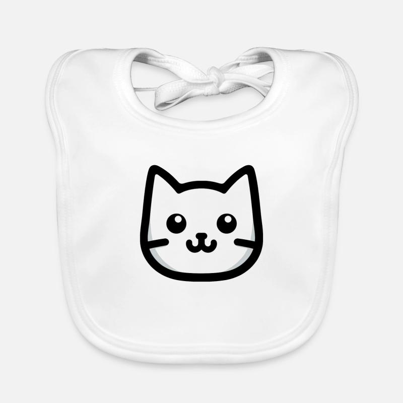 Conception simple pour chat Bavoir bio Bébé
