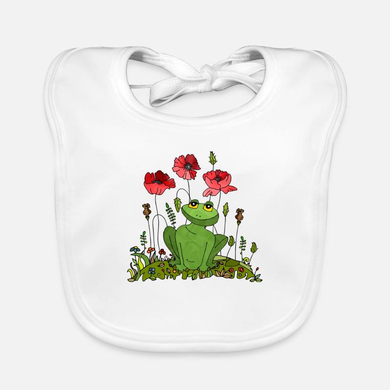 Grenouille Bavoir bio Bébé