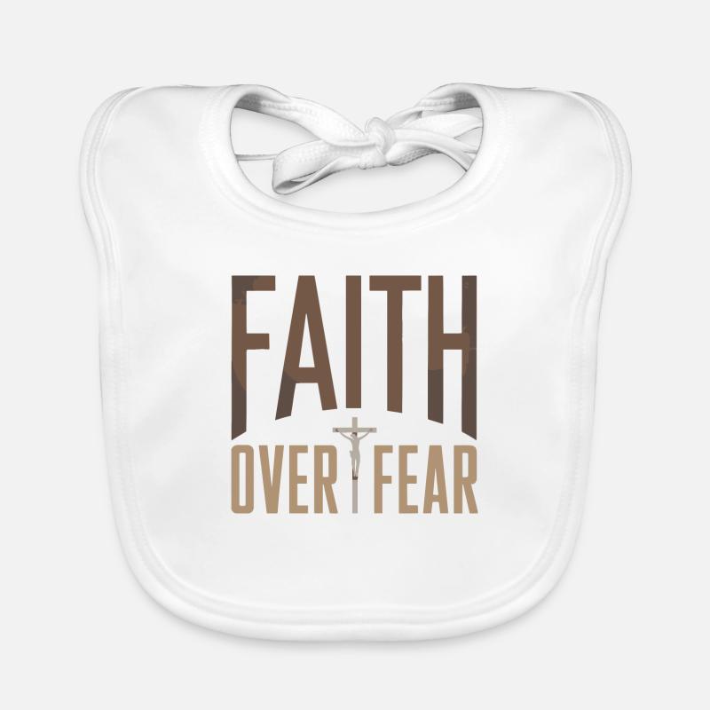 Glaube statt Angst Baby Bio-Lätzchen