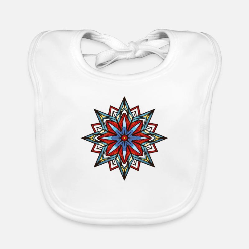 Snowflake Crystal Organic Baby Bibs