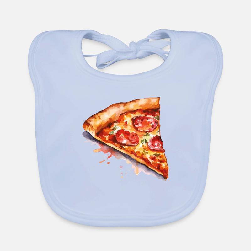 pizza Bavoir bio Bébé