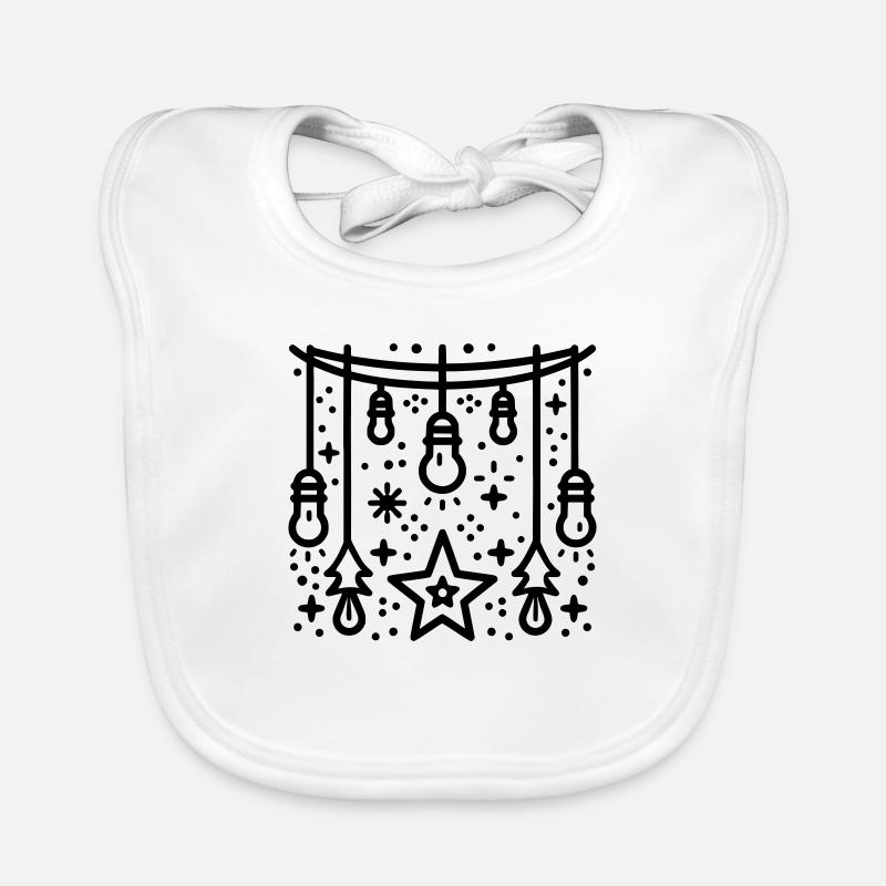 String Lights Organic Baby Bibs