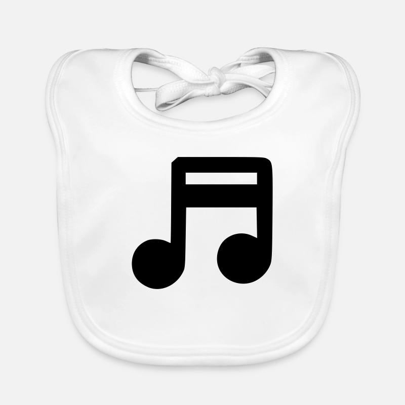 Musical note Organic Baby Bibs