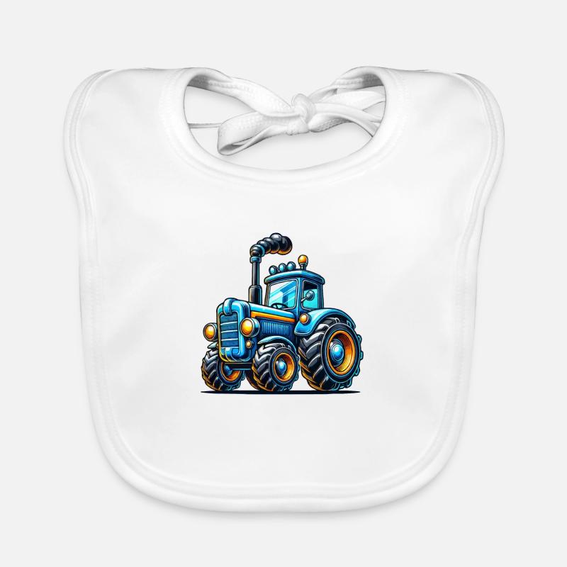 Traktor Baby Bio-Lätzchen