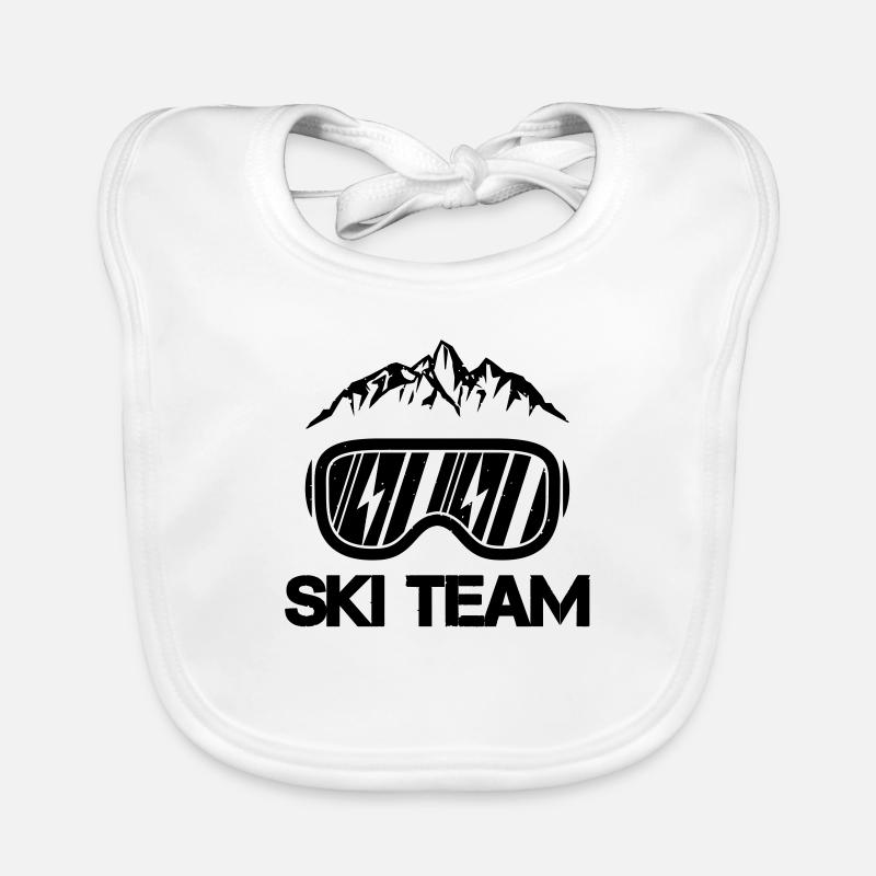 ski team Baby Bio-Lätzchen