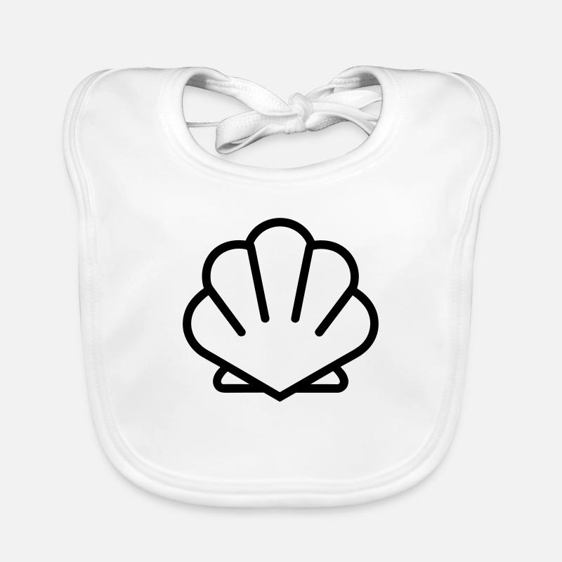 Coquillage Bavoir bio Bébé