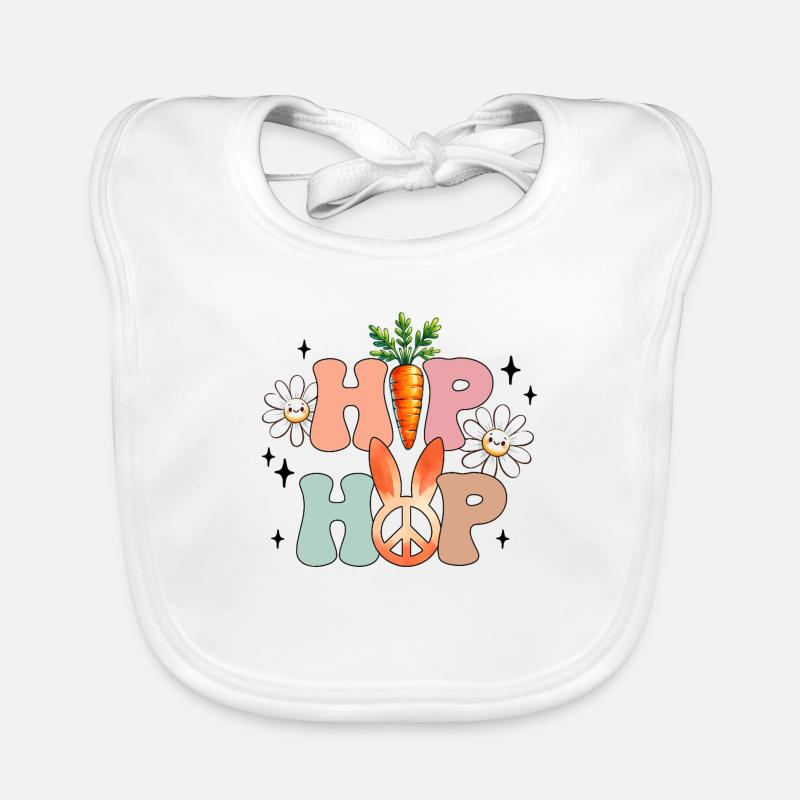 Easter Easter Bunny Easter Eve Easter Sunday Easter Egg Spring Organic Baby Bibs