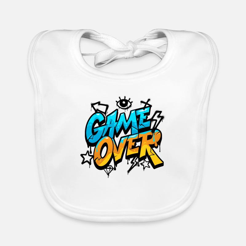 Game over Organic Baby Bibs