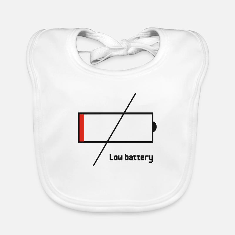 low_battery Bavoir bio Bébé