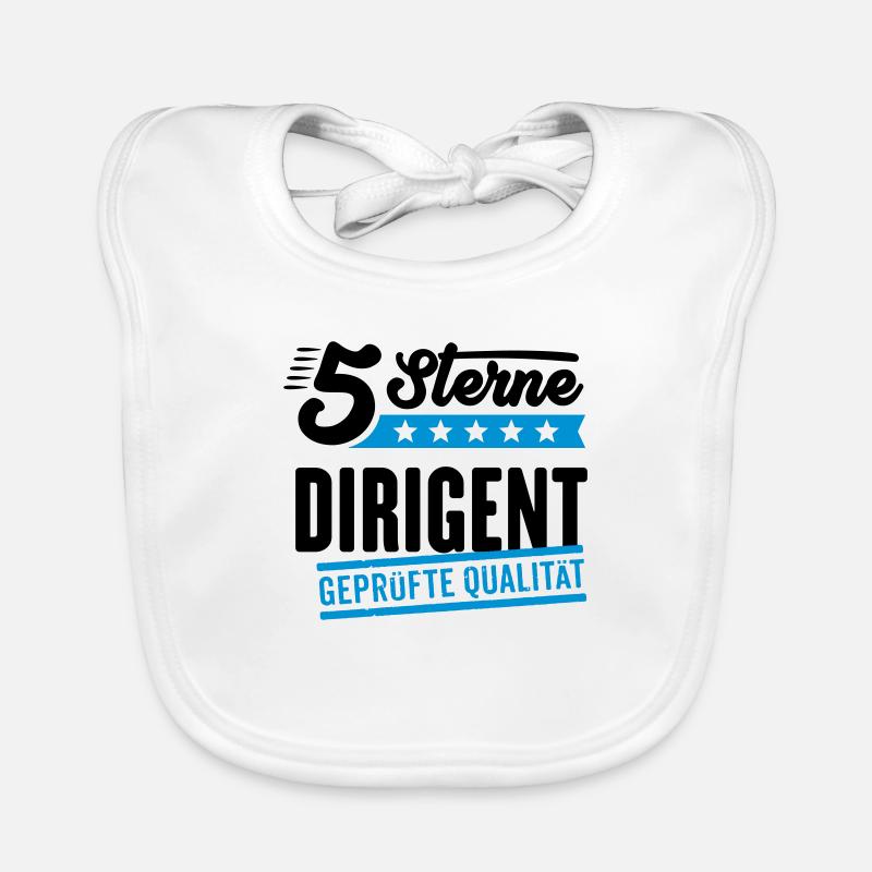5Sterne Dirigent Baby Bio-Lätzchen
