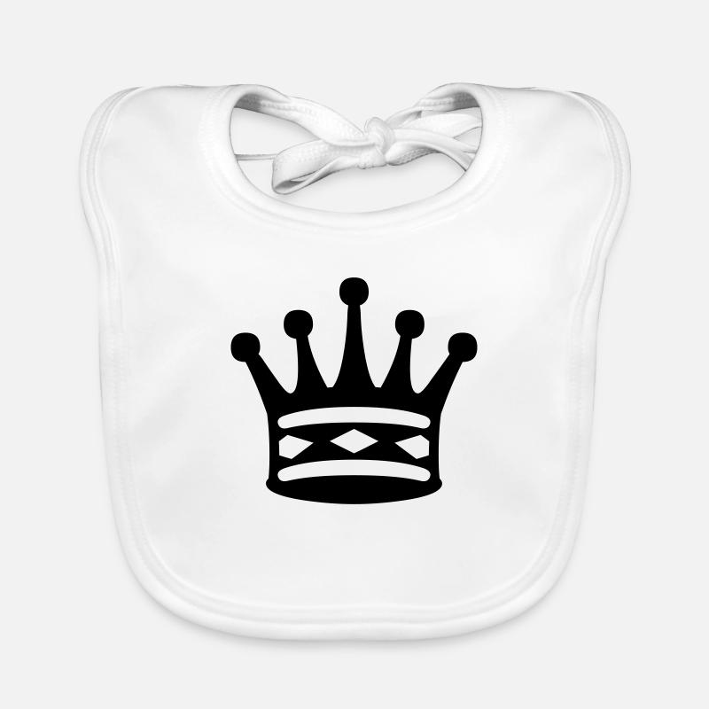 Chess Black Queen Bavoir bio Bébé