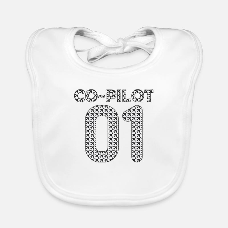 Co Pilot Queen Geschenk Baby Bio-Lätzchen