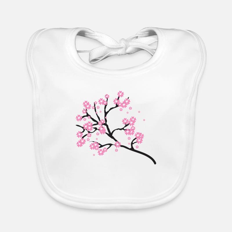 fleurs de cerisier Bavoir bio Bébé
