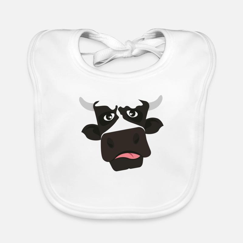 visage de vache, vache Bavoir bio Bébé