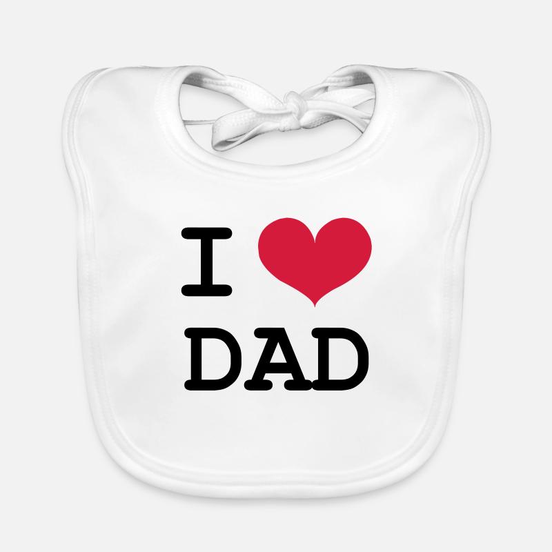I Love Dad ! Baby Bio-Lätzchen