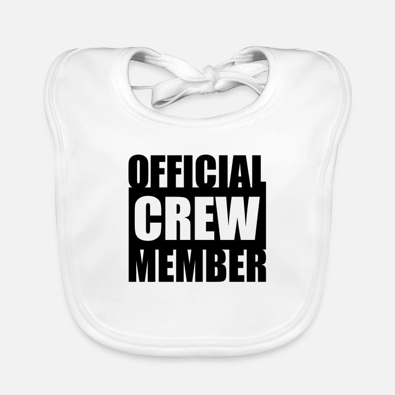 Official Crew Member Bavoir bio Bébé