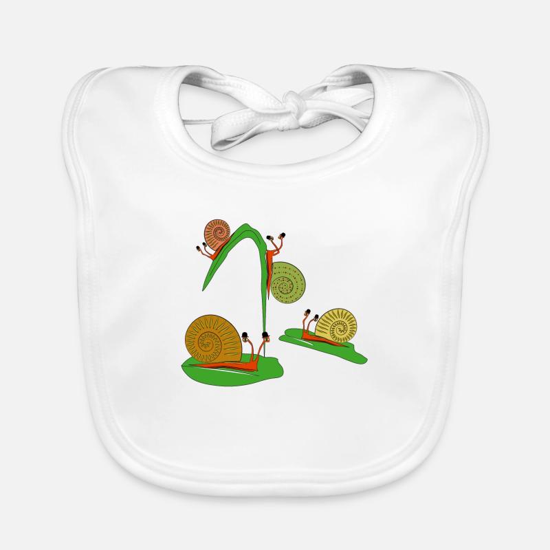 escargot Bavoir bio Bébé